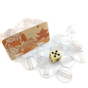 Factory Supplies 20Mm Round Booth Transparent <b>Playing</b> <b>Card</b> Holder for Board Game Education - Product Image 3
