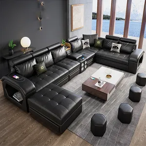 Großhandel sofa 3-sitzer preis-Günstige fabrik preis Europäischen stil elegante wohnzimmer u form sofa lieferant mit beste qualität