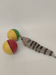 Cani e gatti amano le donnole palline di castoro elettriche divertenti giocattoli a palla rotolante animali domestici per bambini che saltano divertenti giocattoli mobili - Product Image 5