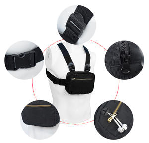 Custom Men Anti RFID Single Shoulder Portable Sling Bag Bolsa Travel Cross <b>Body</b> Sports Men Chest Rig Bag - Product Image 4
