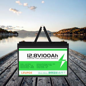 Deep Cycle Notfall-RV/Marine-<span class=keywords><strong>Lithium</strong></span> batterie Solar ladung IP67 Staub dichte stoß feste 12V 100Ah 200Ah Lifepo4-Batterie - Product Image 1