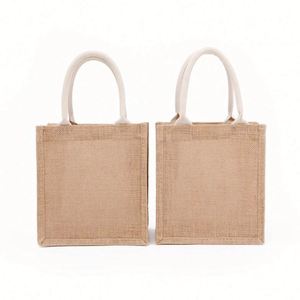Design Promoting Eco-friendly Large-sized Women's Laminated Jute <b>Beach</b> Bags Jute Shopping Bags and Reusable Jute Bags - Product Image 5