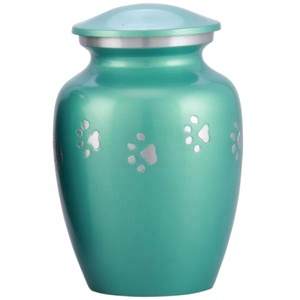 GREEN PAW PRINTS PET CREMATION <b>URNS</b> for HUMAN ASHES | DOG <b>URNS</b> | <b>CAT</b> <b>URNS</b> - Product Image 2