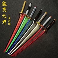 Model Senjata Anime Jepang Pedang Bambu LED