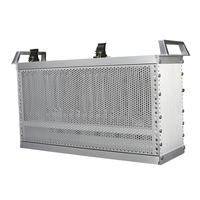 Boîtier de châssis 3U SBC CPCI en alliage d'aluminium extrudé, boîte de contrôle Eurocard, indice de protection IP54, personnalisable ODM OEM, industriel