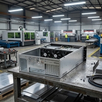Fabrikasi OEM Kotak / Casing / Kabinet / Chassis / Housing / Shell dari Lembaran Logam Aluminium/Baja Tahan Karat yang Dapat Disesuaikan