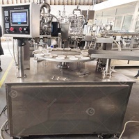 Machine de remplissage et de scellage d'emballage de yaourt de capsulage de tasse en plastique de miel de cube de joint de baquet de crème glacée de confiture
