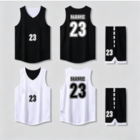 Toptan Yüksek Kalite %100 Polyester Dijital Baskılı Özel Tasarım Unisex Basketbol Forması Nefes Alabilen Çift Taraflı Kolsuz Hızlı Kuruyan