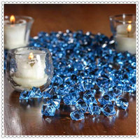 Faveur de mariage, vase en cristal de lucite lavande, pierre précieuse, remplissage de vase, décoration de table en acrylique