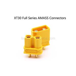 XT30U Vollständige Serie Steckverbinder Mini-Flugzeugbatterie-Stecker <span class=keywords><strong>M</strong></span>ännlich <span class=keywords><strong>M</strong></span> Weiblich-F.G.Y /PW/UPB Amass Kupferlegierung Gelb/Schwarz - Product Image 3