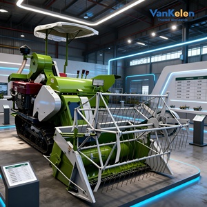 Cosechadora de Arroz y Trigo VKL 4LZ-1.0, Distancia Mínima al Suelo de 230 mm, Solución para Obstáculos en Terrenos Irregulares - Product Image 3