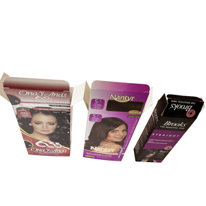 กล่องใส่วิกผมสำหรับต่อผมทำจากกระดาษแข็งหรูหราพับได้โลโก้ได้ตามต้องการ - Product Image 3