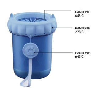 ถ้วยล้างเท้าสัตว์เลี้ยงแบบพกพา Petdom Wholesale ทำจากซิลิโคน 2 in 1 สำหรับทำความสะอาดอุ้งเท้าสุนัข - Product Image 4