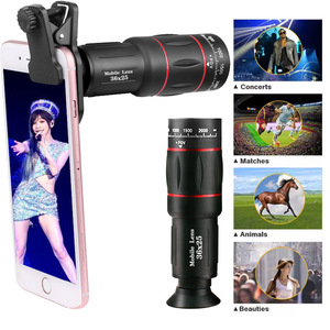 36x25移动智能手机长焦镜头18x 28x 36x望远镜音乐会拍摄音乐节剧院望远镜镜头相机镜头 - Product Image 2