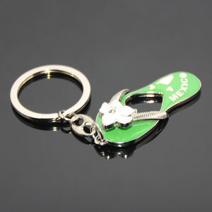 Llavero 3D con Diseño de Playa, Flores y México, Recuerdo Turístico, Regalo de Viaje, Llavero Metálico Promocional Personalizado de México - Product Image 3