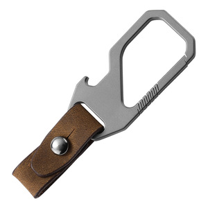 Titanium Alloy Portable Anti-Loss Keychain for <b>Cars</b>, Men's Tools, Creative EDC Bottle Opener, Multifunctional <b>Hook</b> - Product Image 2
