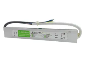 2024 nhà máy bán buôn Hot Bán IP67 không thấm nước dẫn lái xe vỏ nhôm DC12V 30 wát LED cung cấp điện