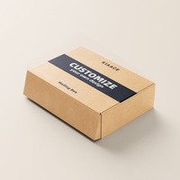 Boîte d'expédition en carton ondulé haut de gamme avec logo personnalisé imprimé, doublure en éponge, pour envoi de colis et cadeaux
