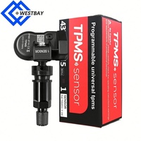 Sensor TPMS Autel MX 2 in 1 Mendukung 315MHz 433MHz Sistem Pemantau Tekanan Ban TPMS yang Dapat Diprogram