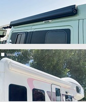 Camping Auvent de voiture motorisé Cassette rétractable Motorisé électrique RV Pare-soleil Camping-car Remorques Van Auvent pour caravane
