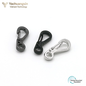 Wholesale Popular Aluminum Mini Spring Clasps Portable SF Spring <b>Snap</b> <b>Hook</b> Construction Backpack Keychains Accessories Hot Sell - Product Image 6