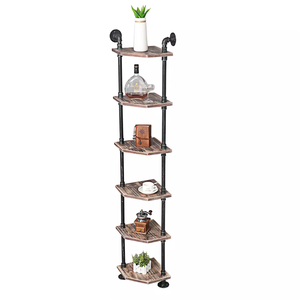 Estante para colgar en la pared, estante multicapa de 15 y 20 soportes de estante de hierro fundido negro para el hogar decorativo - Product Image 6