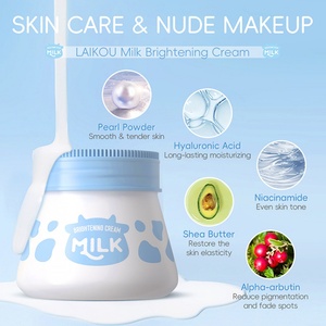 Crema de Leche Nutritiva e Hidratante Profunda LAIKOU, Marca Privada para el Cuidado Facial con Niacinamida, Manteca de Karité e Ingredientes Iluminadores - Product Image 3