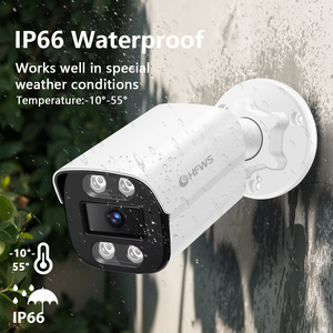 屋外ホームセキュリティカメラ付き4K 8MP PoE XMeye CCTVカメラCMOSセンサーNVR顔検出双方向オーディオカラーナイトビジョン - Product Image 6