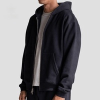 Fabricant de sweats à capuche personnalisés pour hommes, sweat à capuche zippé en molleton de coton épais de qualité supérieure, coupe décontractée, avec poche kangourou