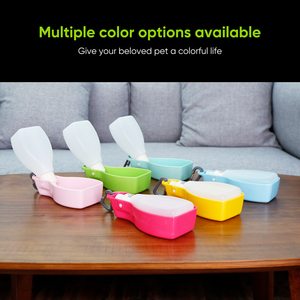 Kind Portable Modern Pet Water Bottle with Bowl for Dogs Cats Outdoor Travel Use <b>Plastic</b> Design - Product Image 5