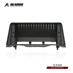 Accessoires pour lecteur Android de voiture <span class=keywords><strong>Audi</strong></span> <span class=keywords><strong>Q2</strong></span> 2018-2024 - Cadre de commande central universel de 12,3 pouces pour radio et DVD - Product Image 2