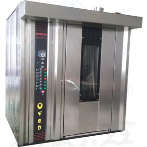 bread oven gas baking machine 32 trays rotary steam hot air fully automatic
