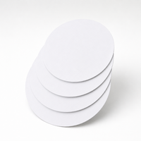 Plateau à gâteau en carton blanc jetable de qualité alimentaire, plusieurs tailles, pour support et présentation de gâteaux en boulangerie (vente en gros)