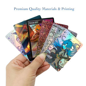 Cartes à collectionner personnalisées de qualité supérieure, écologiques, recyclables, à coins arrondis, jeux de cartes imprimés avec logo personnalisé pour collection - Product Image 3