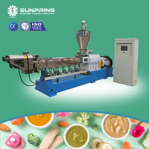 SunPring extrusion machine for making baby foods baby food production machine infant flour extrusion machines