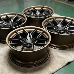 Jantes forgées en alliage d'aluminium sur mesure 2 pièces 17 18 19 20 21 pouces 5x100 5x108 5x112 5x114.3 5x115 5x120 5x127 Vantage Valkyrie <span class=keywords><strong>DBS</strong></span> - Product Image 5