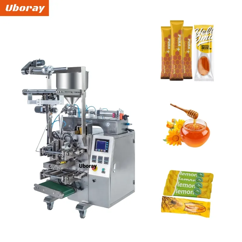 High accuracy automatic 5g 10g 15g small sachet pouch bee honey stick filling packing machine