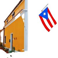 Drapeaux de Porto Rico en gros 3x5 pieds, en polyester 68D/100D, personnalisables pour toutes les nations, livraison rapide, fournisseur fiable