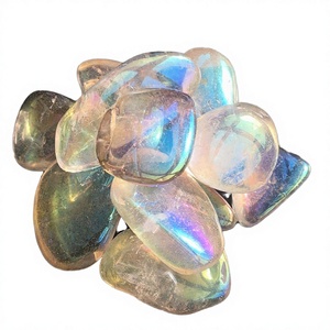 Cristales al por mayor de Crystalsbydua: Virutas de cristal natural, cuarzo transparente Angel Aura, piedras pulidas, tendencia de moda para sanación Reiki - Product Image 4