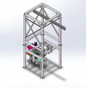 Nửa khung bột trung chuyển tấn số lượng lớn Túi dỡ trạm chân không băng tải Túi unloader - Product Image 6