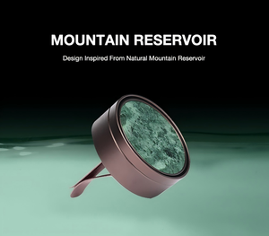 Eco-friendly Natrual Green Marble Car AC Vents Fragrance Scent <b>Diffuser</b> <b>Waterless</b> Vehicle Aroma <b>Diffuser</b> For Air Freshening - Product Image 6