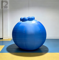 Décoration géante gonflable en forme de myrtille bleue, taille personnalisée pour centres commerciaux et festivals