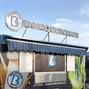 Street Food Trailer Kiosk Cart Mobile Ice Cream Candy Towable Food Trailer Mobile Truck Fast Food Trailer with CE - Product Image 5