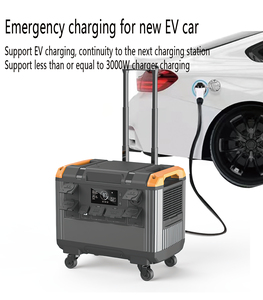 Pweite 220V 110V 3000W 2000W 1000W 1200W 500W 300W AC Nhà Máy Điện Lifepo4 Năng Lượng Mặt Trời Máy Phát Điện Pin Di Động Cho EV Xe Cắm Trại - Product Image 2