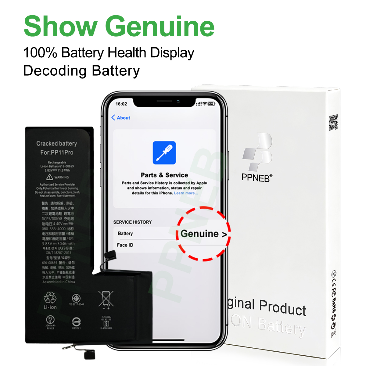 Pour batterie iPhone 11 Pro