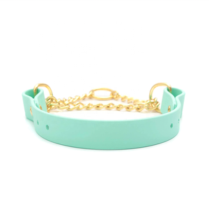 Pastel Fi Compatible con liberación rápida <span class=keywords><strong>Collar</strong></span> de perro ajustable <span class=keywords><strong>Slip</strong></span> Lead 100% Olor & <span class=keywords><strong>Collar</strong></span> de perro personalizado rosa a prueba de agua con placa de identificación - Product Image 4