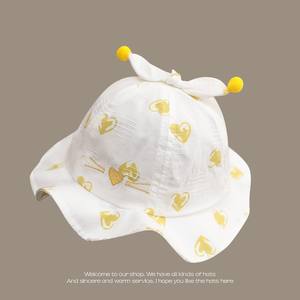 หมวกเด็กแบบบางสำหรับฤดูร้อนหมวกกันแดดสวยๆสำหรับเด็กผู้หญิงผ้าฝ้ายฤดูใบไม้ผลิและฤดูใบไม้ร่วง - Product Image 4