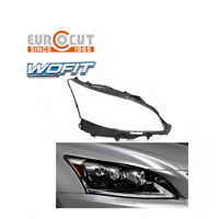 Wofitauto Cache-phare en verre transparent pour Lexus 2013-2016 LS460 LS600HL LS430 LS400