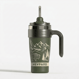 กระติกน้ำสุญญากาศสแตนเลส 316L ขนาด 40 ออนซ์ แบบกำหนดเอง ปราศจากสาร BPA ผนังสองชั้น พร้อมหูจับและหลอดดูด เก็บอุณหภูมิได้นาน 24 ชั่วโมง - ทันสมัย - Product Image 3