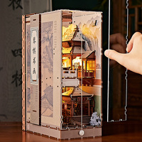 Puzzle en bois 3D de dessins animés, blocs de construction, bâtiments miniatures, kit de construction de maisons, 101-500 pièces pour les 14 ans et plus, Guangdong
